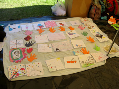 A giant celebratory banner - The "Celebrating Me" project